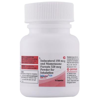 INDAMET 320 Capsule 15's - Asthma/COPD-Ast