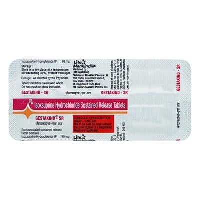 GESTAKIND SR Tablet 10's - Peripheral Vascular Disease