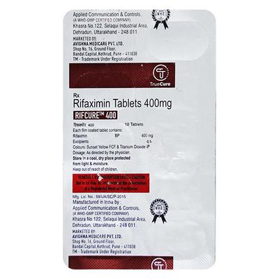 RIFCURE 400 Tablet 10's - Bacterial Infections-OAB