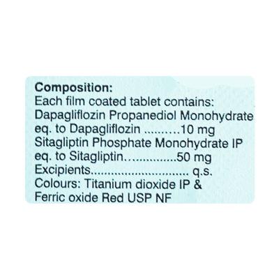 LUPISIT D 50/10 Tablet 10's - Diabetes-Ant