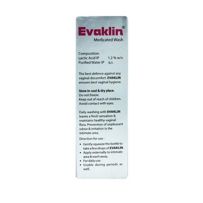Evaklin Medicated Wash 100ml - Fungal Infections-Taa