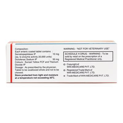 Diclomol SP Tablet 10'S - Pain relief-Nsa