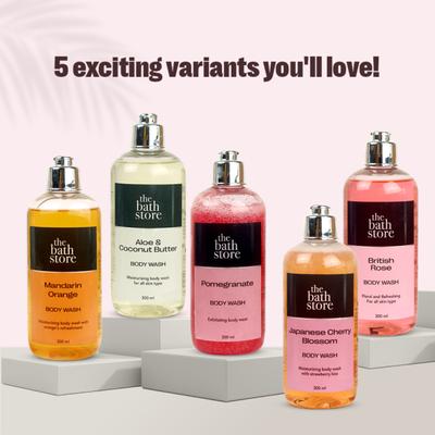The Bath Store Japanese Cherry Blossom Body Wash 300 ml - Shower Gels & Body Wash