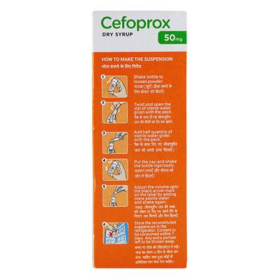 Cefoprox 50mg Tangy Orange Flavour Dry Syrup 30ml - Bacterial Infections-Cep