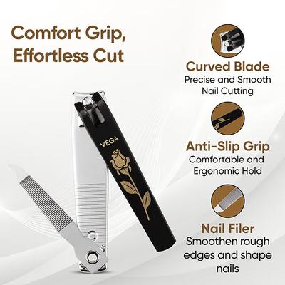 Vega Nail Clipper Set Of 36 Pcs (LNCB - 03N) 1743 gm - Manicure & Pedicure Kits