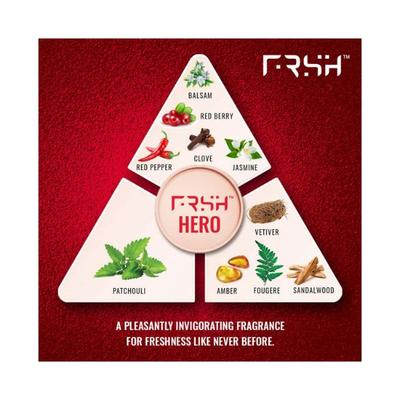 Frsh Dedorant Body Spray Hero & Macho-Pack Of 2 400 ml - Men Deodorants/Roll-Ons