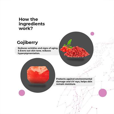 Cosmos by Bewakoof Gemstone Bath Bar with Clernelian Gojiberry-Anti Aging & Moisturising 125 gm - Soaps