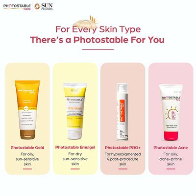 PHOTOSTABLE ACNE SPF 55+ PA +++ CLEAR MATTE FINISH Sunscreen Gel 50g - Sun Protectors-Emo