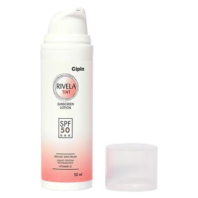 Rivela Tint SPF 50 Sunscreen Lotion 50ml - Dry Skin-Emo