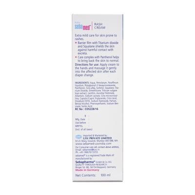 SEBAMED BABY RASH Cream 100ml - Creams, Lotions & Oils