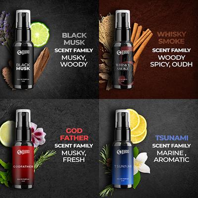 Beardo Perfume Trial Kit Gift Set for Men Long Lasting Fragrances 10 x 5ml Eau De Parfume 1's - Men Perfumes (Edt/Edp)