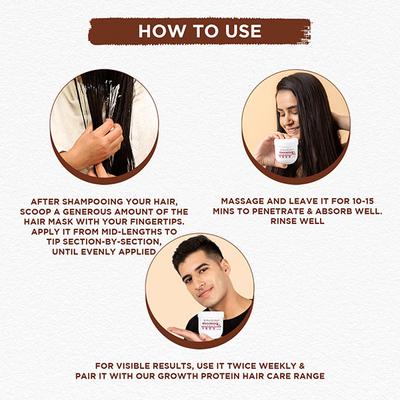 Bella Vita Organic Growth Protein Hair Mask 200 gm - Conditioners