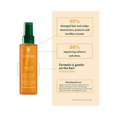 Rene Furterer Karite Nutri Intense Nourishing Oil 100 ml - Hair Oils