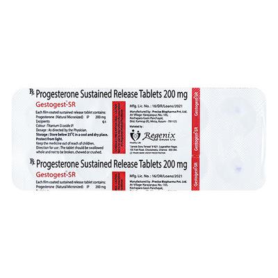 GESTOGEST SR 200 Tablet 10's - Hormonal Therapy-Oes
