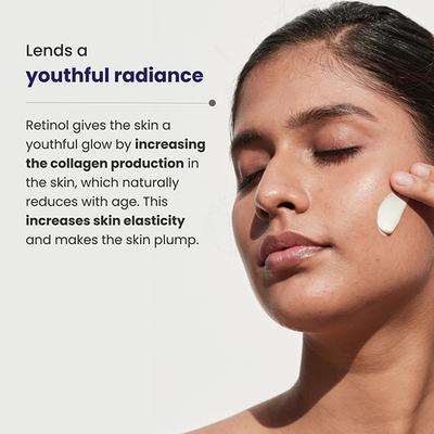 Reequil Retinol Night Cream For Wrinkles & Skin Tightening 30 gm - Face Creams