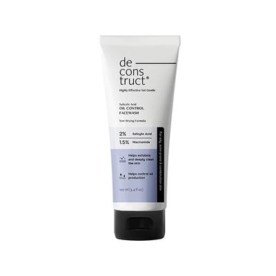 Deconstruct Salicylic Acid Oil Control Face Wash with Niacinamide 100 ml - Face Wash & Cleansers