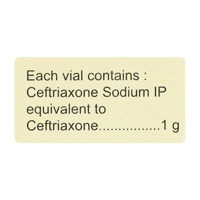 Xone 1gm Injection 1's - Bacterial Infections-Cep