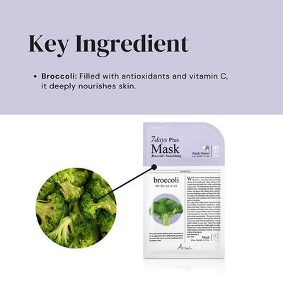 Ariul Ariul Seven Days Plus Mask Broccoli 20 ml - Sheet Masks