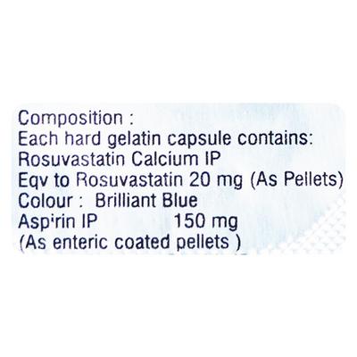 ROSUMAC GOLD FORTE 20mg Capsule 10's - Blood Clot-Ant