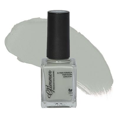 Glimmer Premium Nail Enamel Pastel Olive 10 ml - Nail Polish