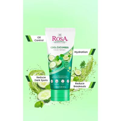 Rosa Cool Cucumber Face Wash 120 ml - Face Washes