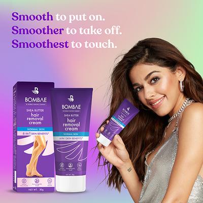 Bombae Shea Butter Hair Removal Cream For Women 30 gm - Hair Creams