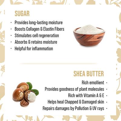 Keya Seth Aromatherapy Lip Sugar Scrub with Shea Butter, Rose Oil and Honey Gentle Exfoliation Hydration 11 ml - Lip Scrubs