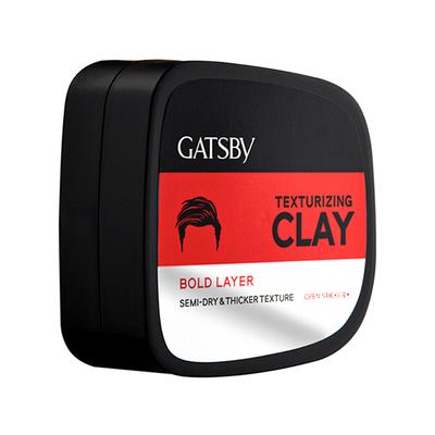 Gatsby Texturizing Clay Bold Layer 73 gm - Hair Gels & Waxes