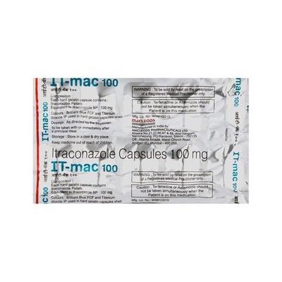 IT Mac 100mg Capsule 10'S - Fungal Infections-Anf