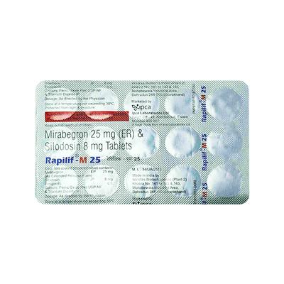 RAPILIF M 25 Tablet 15's - Bladder And Prostate Disorders-Dru