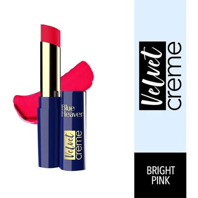 Blue Heaven Velvet Creme Lipstick Bright Pink 3.5 gm - Lipsticks