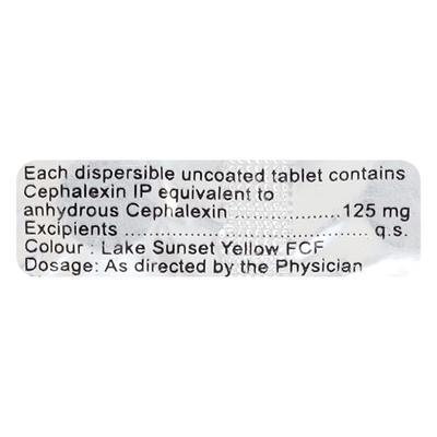 Cephadex DT 125mg Tablet 10'S - Bacterial Infections-Cep