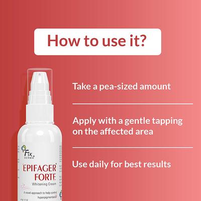 Fixderma Epifager Forte Whitening Face Cream 40 gm - Face Creams