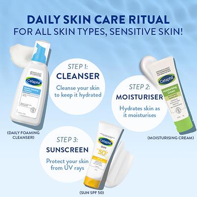 Cetaphil Gentle Foaming For All Skin Type Cleanser 236ml - Face Wash & Cleansers