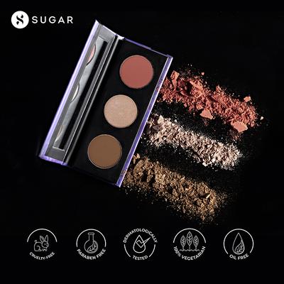 SUGAR Cosmetics Contour De Force Face Palette 01 Subtle Summit 12 gm - Face Palettes