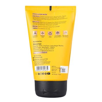 Fashion Colour Papaya Face Mask 130 gm - Masks & Peels