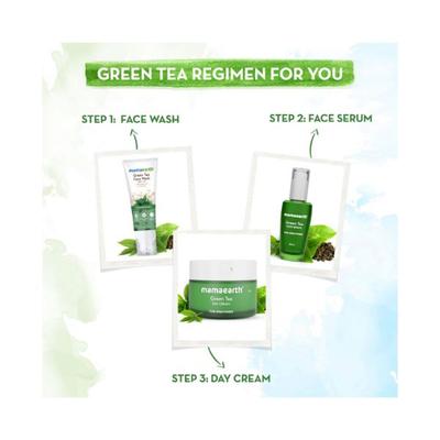 Mamaearth Green Tea Day Cream With Green Tea & Collagen For Open Pores 50 gm - Creams/Oils/Lotions