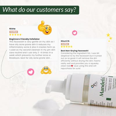 Fixderma Mandefix Foaming Face Cleanser 50 ml - Face Washes