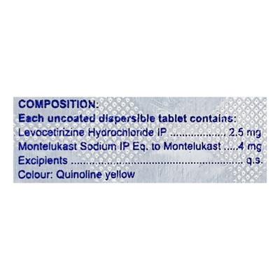 Xyzal M Kid DT Tablet 10'S - Allergies-Ant