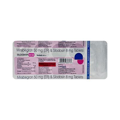 SILDOHYP M 50 Tablet 10's - Bladder And Prostate Disorders-Dru