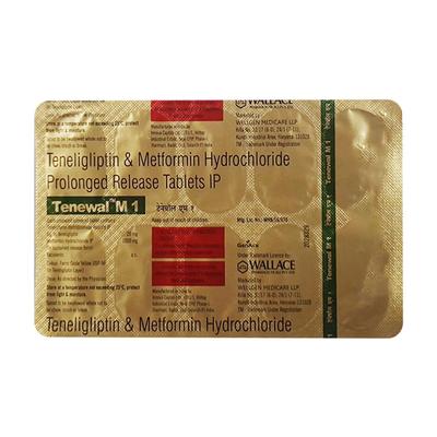TENEWAL M 1 Tablet 10's - Diabetes-Ant