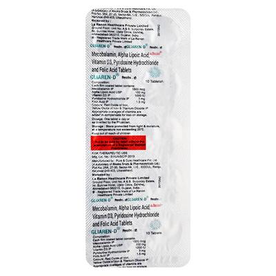 GLIAREN D Tablet 10's - Supplements-Vam