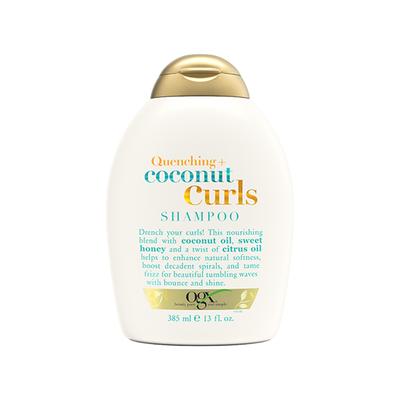 OGX Quenching + Coconut Curls Curl-Defining Shampoo, Hydrating and Nourishing Curly Hair Shampoo 385 ml - Shampoos