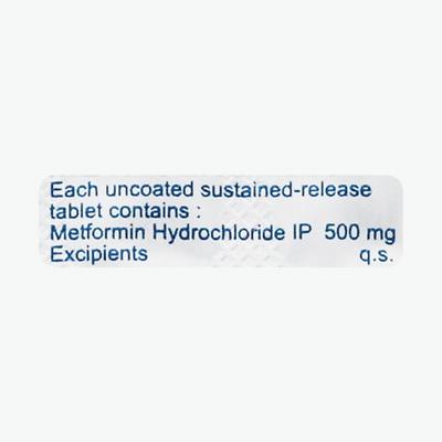 Metasens 500mg Tablet 10'S - Diabetes-Ant