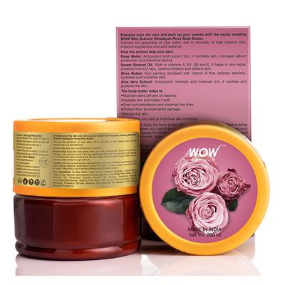 Wow Life Science Himalayan Rose Body Butter 200 ml - Lotions & Creams
