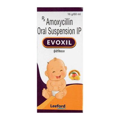 EVOXIL Mango Flavour Oral Suspension 60ml - Bacterial Infections-Pen