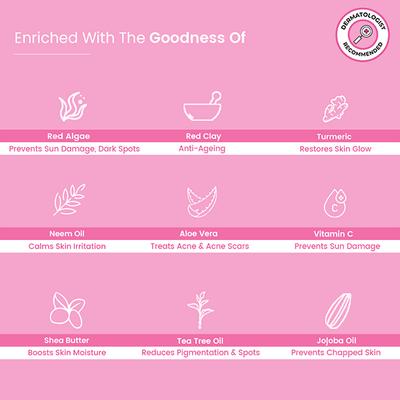 BrownSkin Beauty BSB Play Set Cleanse Hydrate Skincare Set with Free Travel Pouch 2's - Facial Kits