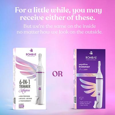 Bombae 6 In 1 Face And Body Sensitive Trimmer for Women 200 gm - Shaving & Hair Removal