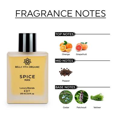 Bella Vita Organic Spice Men Perfume 100 ml - Men Perfumes (Edt/Edp)