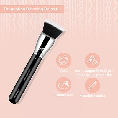 Miss Claire M4 - Foundation Blending Brush (L) (Chrome) 1's - Face Brush